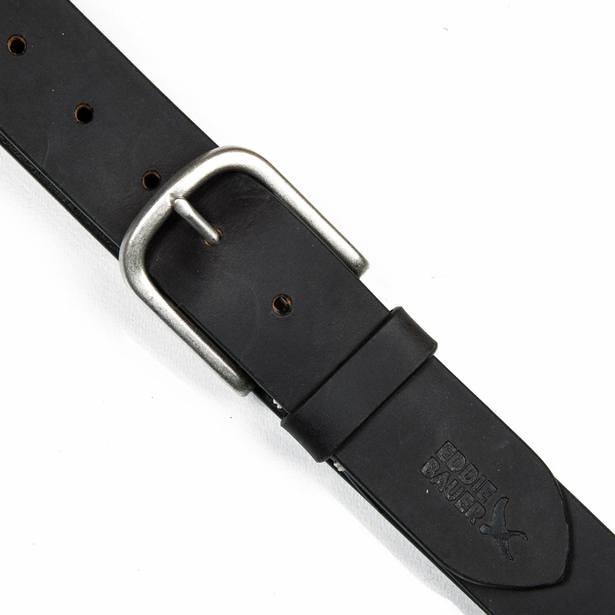 Eddie Bauer Men's Hand Tacked Leather Jean Belt