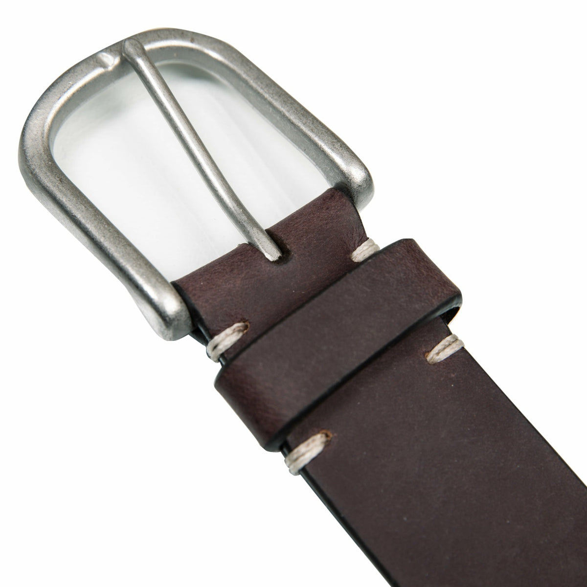 Eddie Bauer Men's Hand Tacked Leather Jean Belt