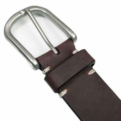 Eddie Bauer Men's Hand Tacked Leather Jean Belt
