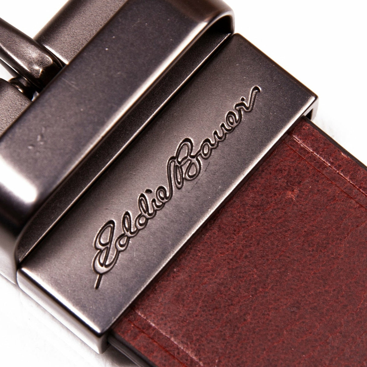 Eddie Bauer Men's Smooth Leather Reversible Belt