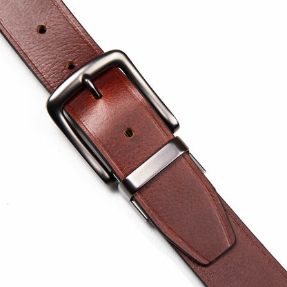 Eddie Bauer Men's Smooth Leather Reversible Belt