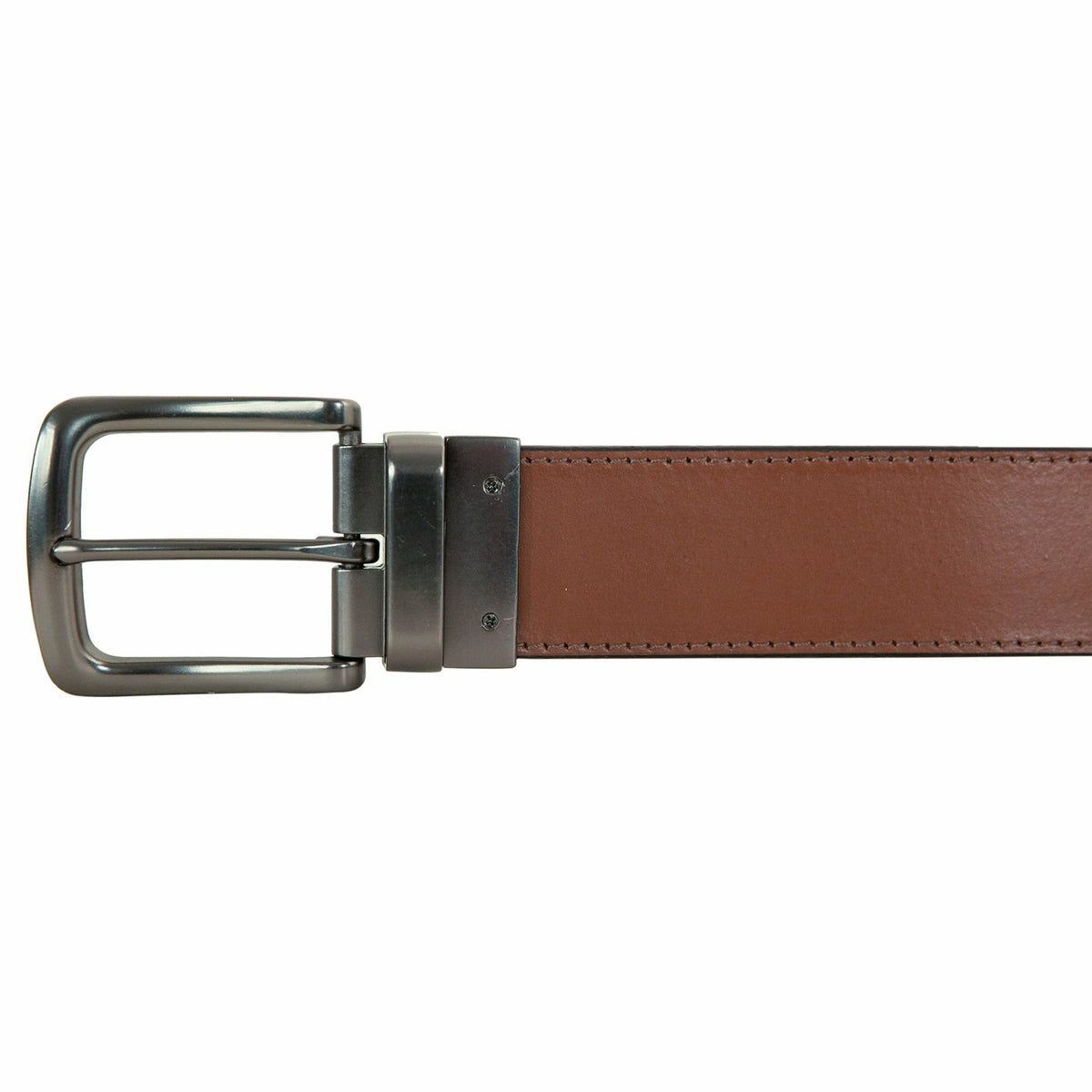Eddie Bauer Men's Smooth Leather Reversible Belt