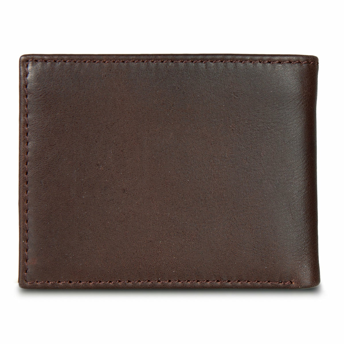 Eddie Bauer EB Signature Logo Leather Flip ID Bifold Wallet