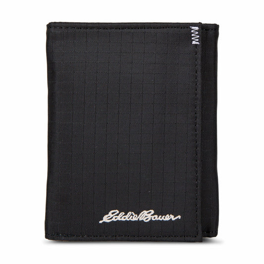 Eddie Bauer Companion Ripstop Nylon Trifold Wallet
