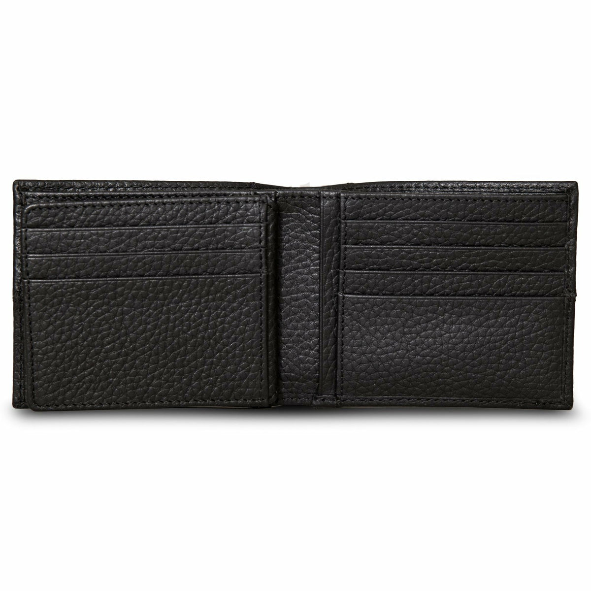 Eddie Bauer EXTRA CAPACITY RUGGED LEATHER BIFOLD WITH FLIP ID