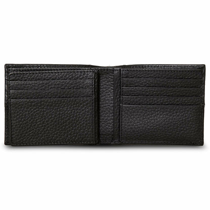 Eddie Bauer EXTRA CAPACITY RUGGED LEATHER BIFOLD WITH FLIP ID
