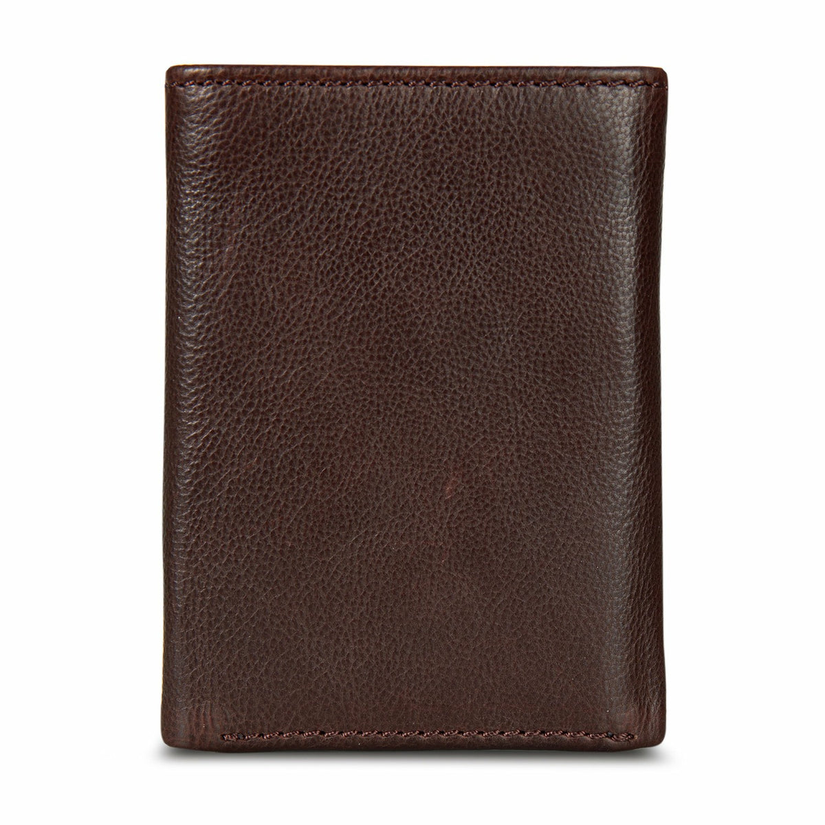 Eddie Bauer EB Signature Logo Leather Trifold Wallet