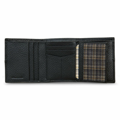 Eddie Bauer EXTRA CAPACITY RUGGED LEATHER TRIFOLD WITH FLIP ID