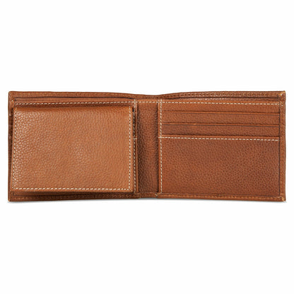 Eddie Bauer EB Signature Top Stitch Leather Passcase Wallet