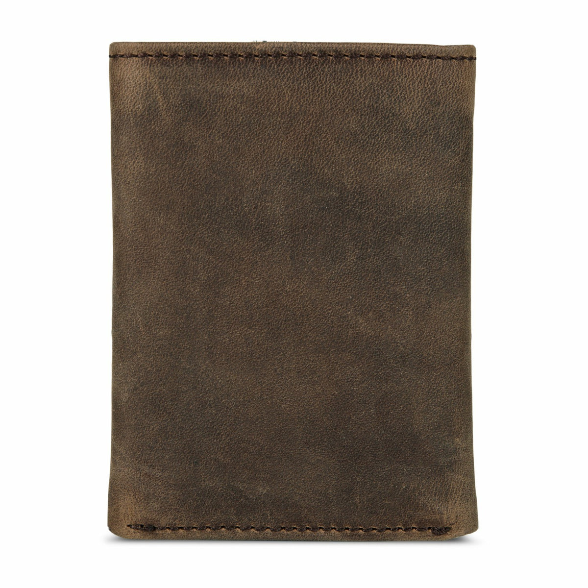 Eddie Bauer Leather Trifold Wallet with Embossed Sasquatch