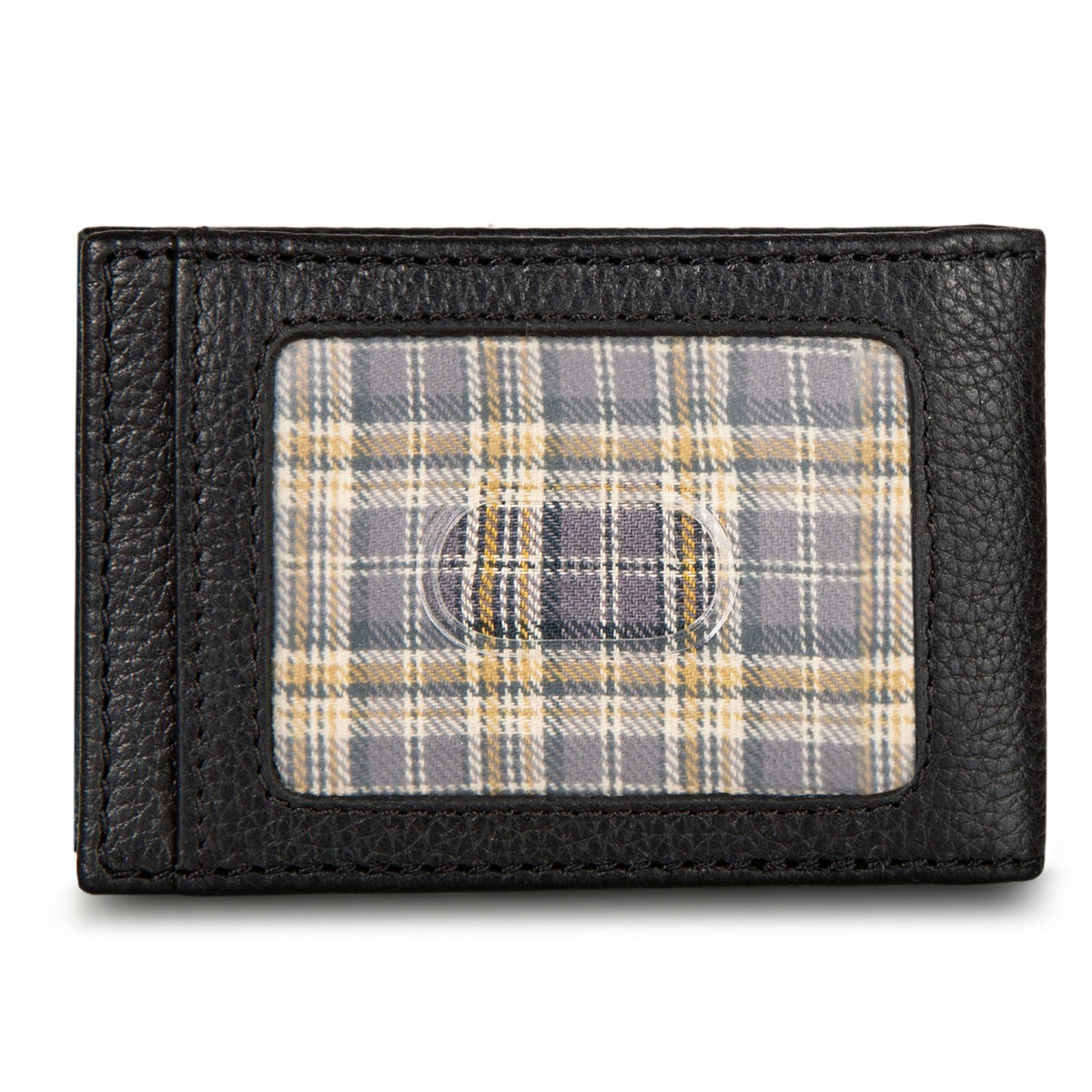 Eddie Bauer EB Signature Logo Leather Bifold with Money Clip Wallet