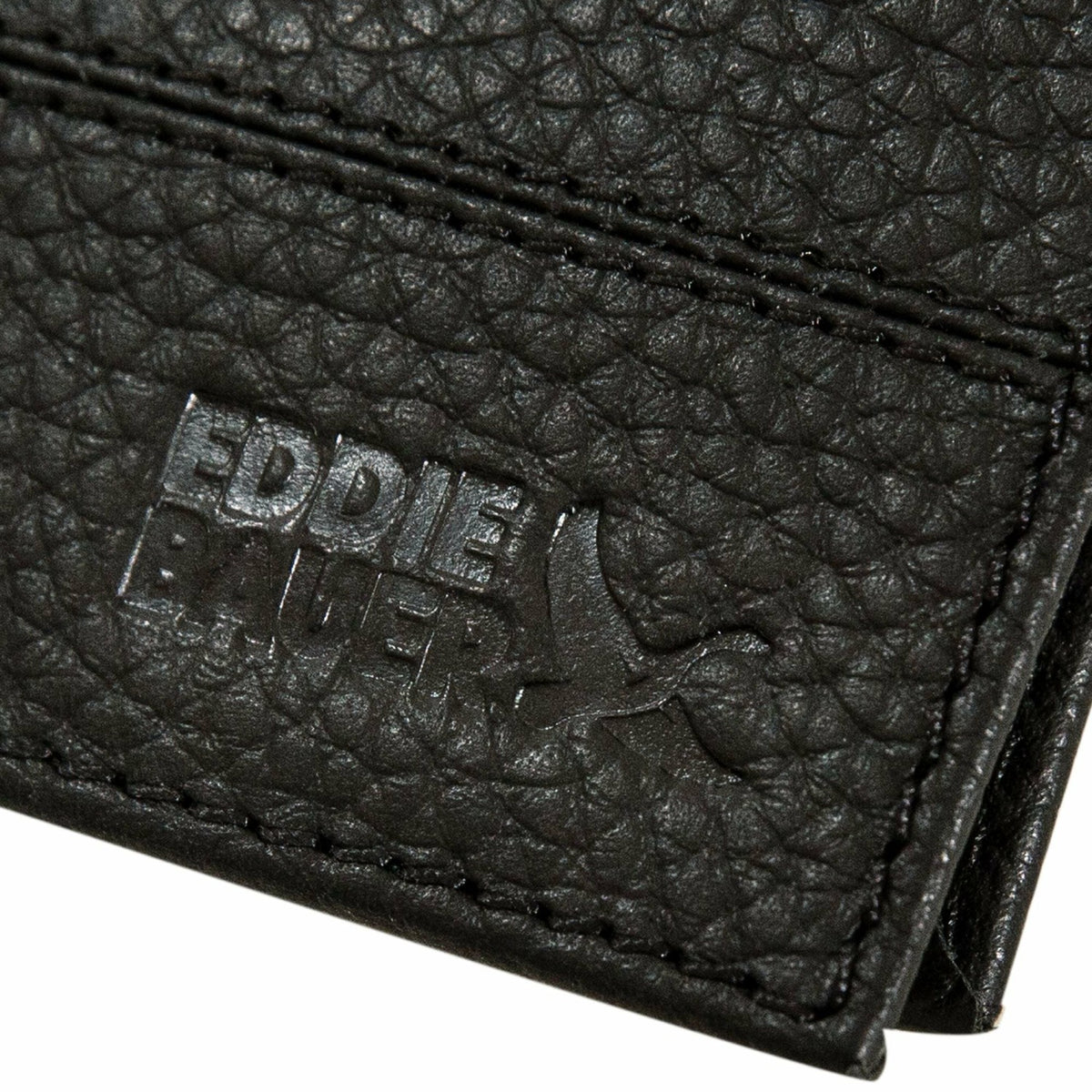 Eddie Bauer RUGGED LEATHER MONEY CLIP BIFOLD WALLET