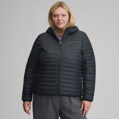 Eddie Bauer Women's Microlight Hooded Down Jacket