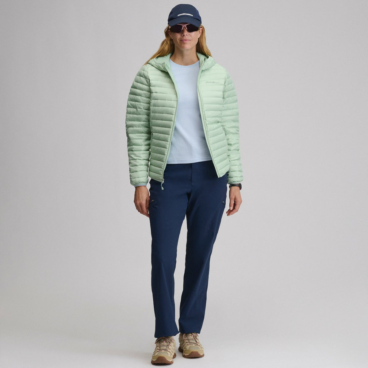 Eddie Bauer Women's Microlight Hooded Down Jacket