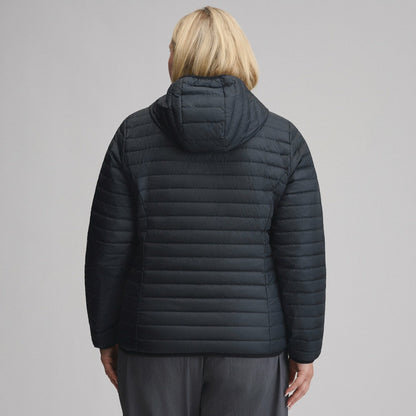 Eddie Bauer Women's Microlight Hooded Down Jacket