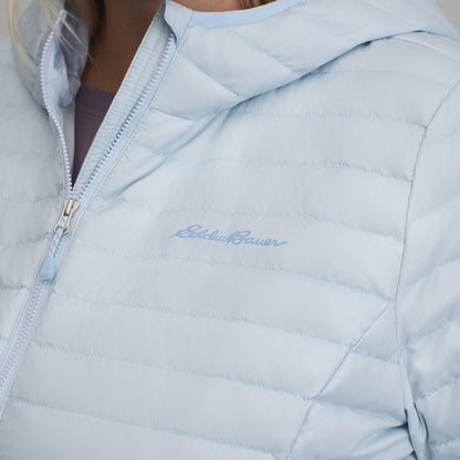 Eddie Bauer Women's Microlight Hooded Down Jacket