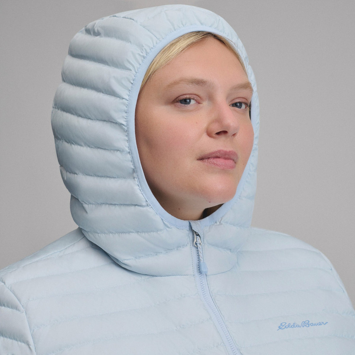 Eddie Bauer Women's Microlight Hooded Down Jacket