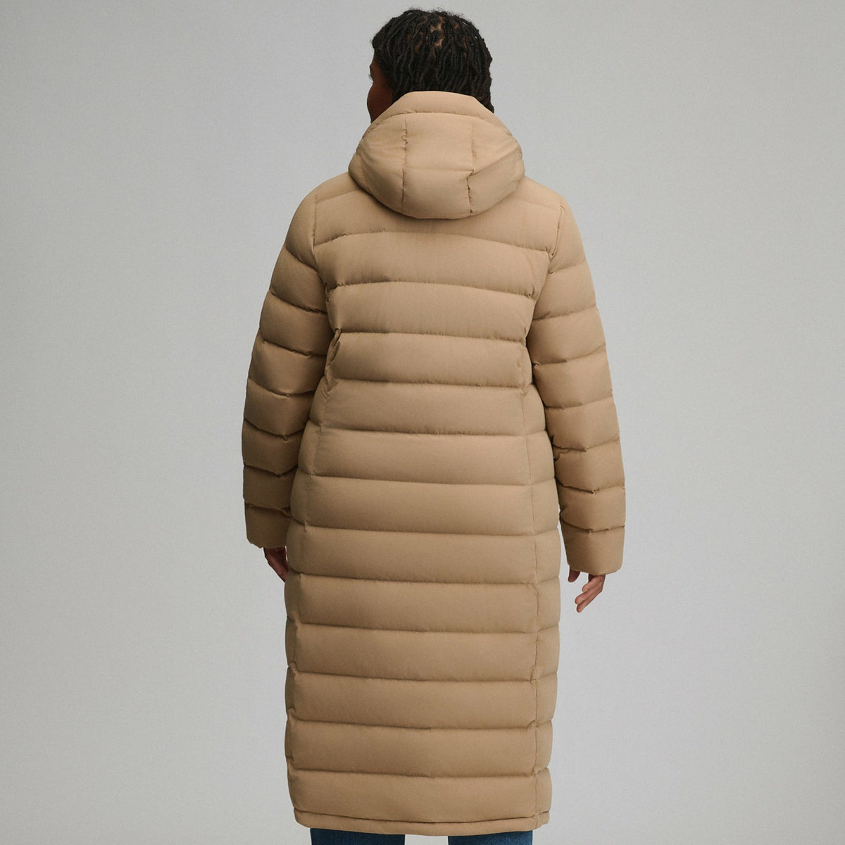 Eddie Bauer Women's EB Stretch Down Hooded Duffle Coat
