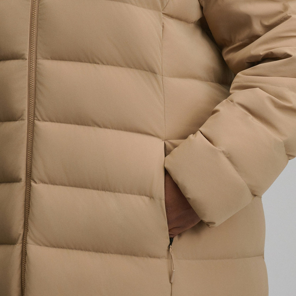Eddie Bauer Women's EB Stretch Down Hooded Duffle Coat