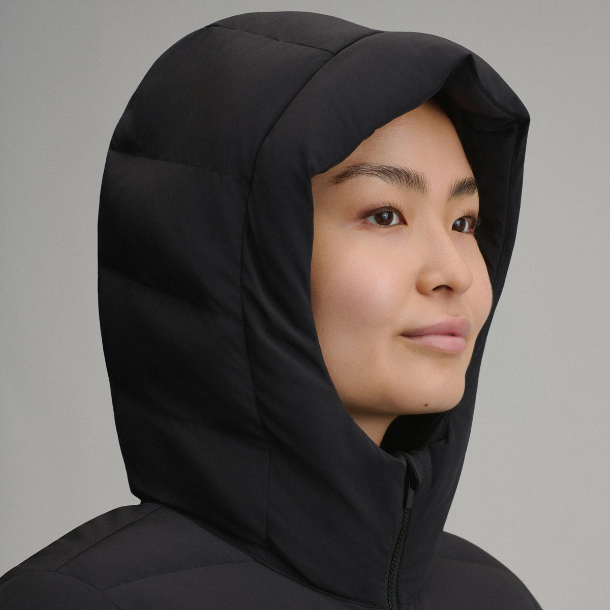 Eddie Bauer Women's EB Stretch Down Hooded Duffle Coat