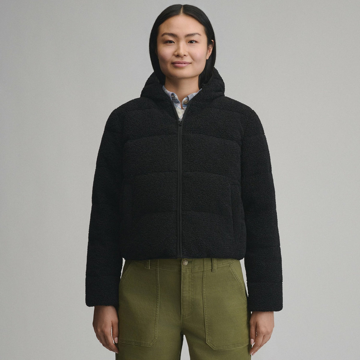 Eddie Bauer Women's Plush Puff Jacket - Faux Shearling