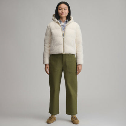 Eddie Bauer Women's Plush Puff Jacket - Faux Shearling