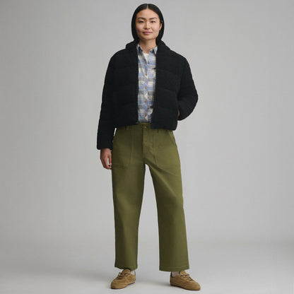 Eddie Bauer Women's Plush Puff Jacket - Faux Shearling