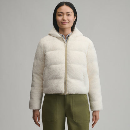 Eddie Bauer Women's Plush Puff Jacket - Faux Shearling