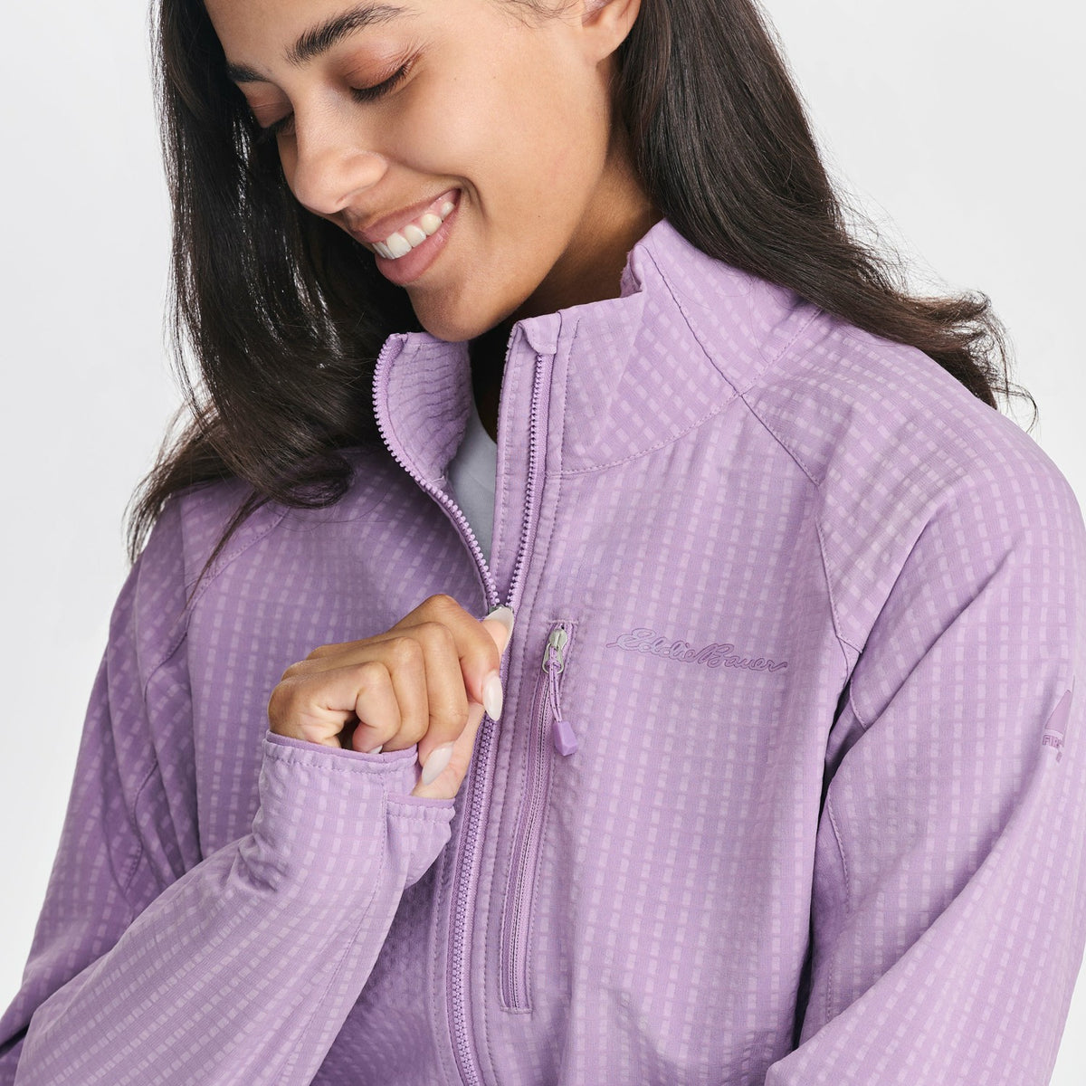 Eddie Bauer Women's Sandstone Backbone Grid Jacket