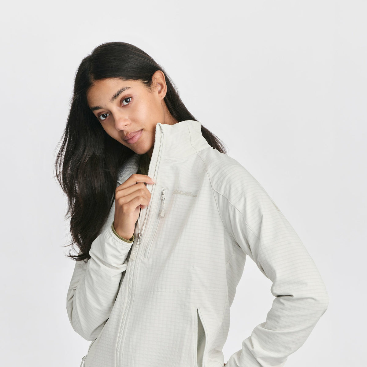 Eddie Bauer Women's Sandstone Backbone Grid Jacket