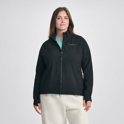 Eddie Bauer Women's Sandstone Backbone Grid Jacket