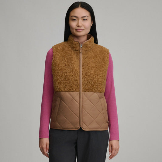 Eddie Bauer Women's Wander Mixed Media Fleece Vest