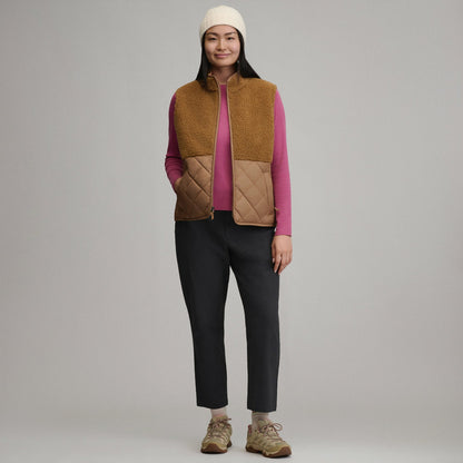 Eddie Bauer Women's Wander Mixed Media Fleece Vest