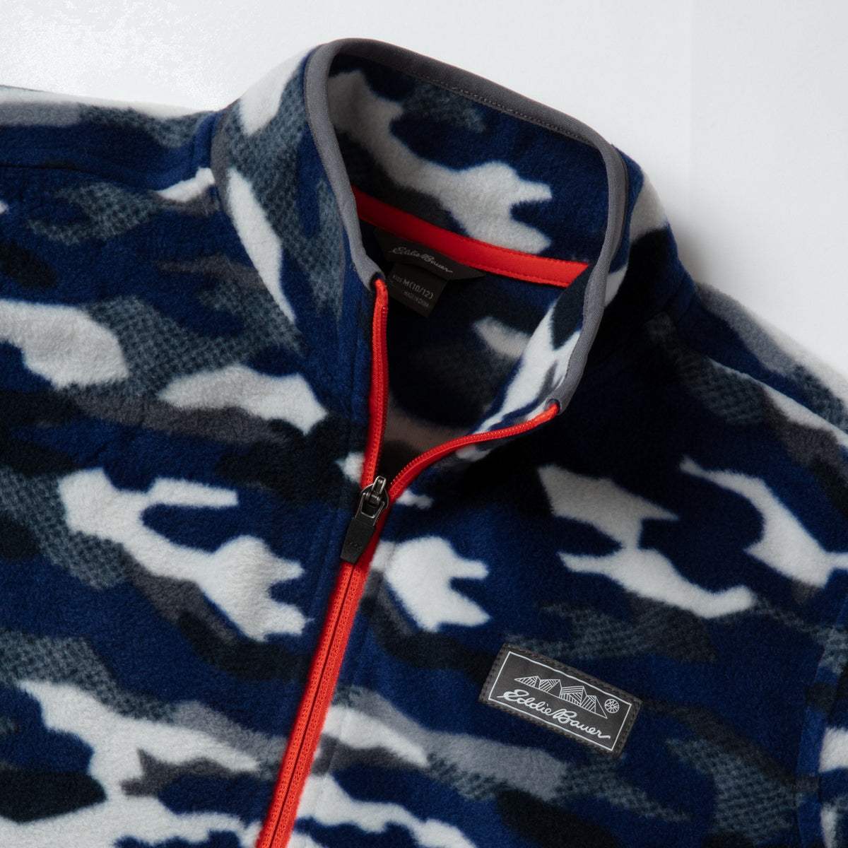 Eddie Bauer Kids Boys Quest Fleece Full-Zip - Camo