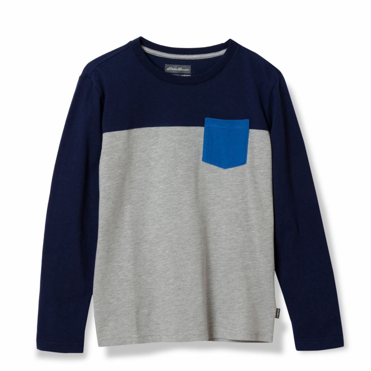 Eddie Bauer Kids Boys Territory Long-Sleeve Pocket T-Shirt