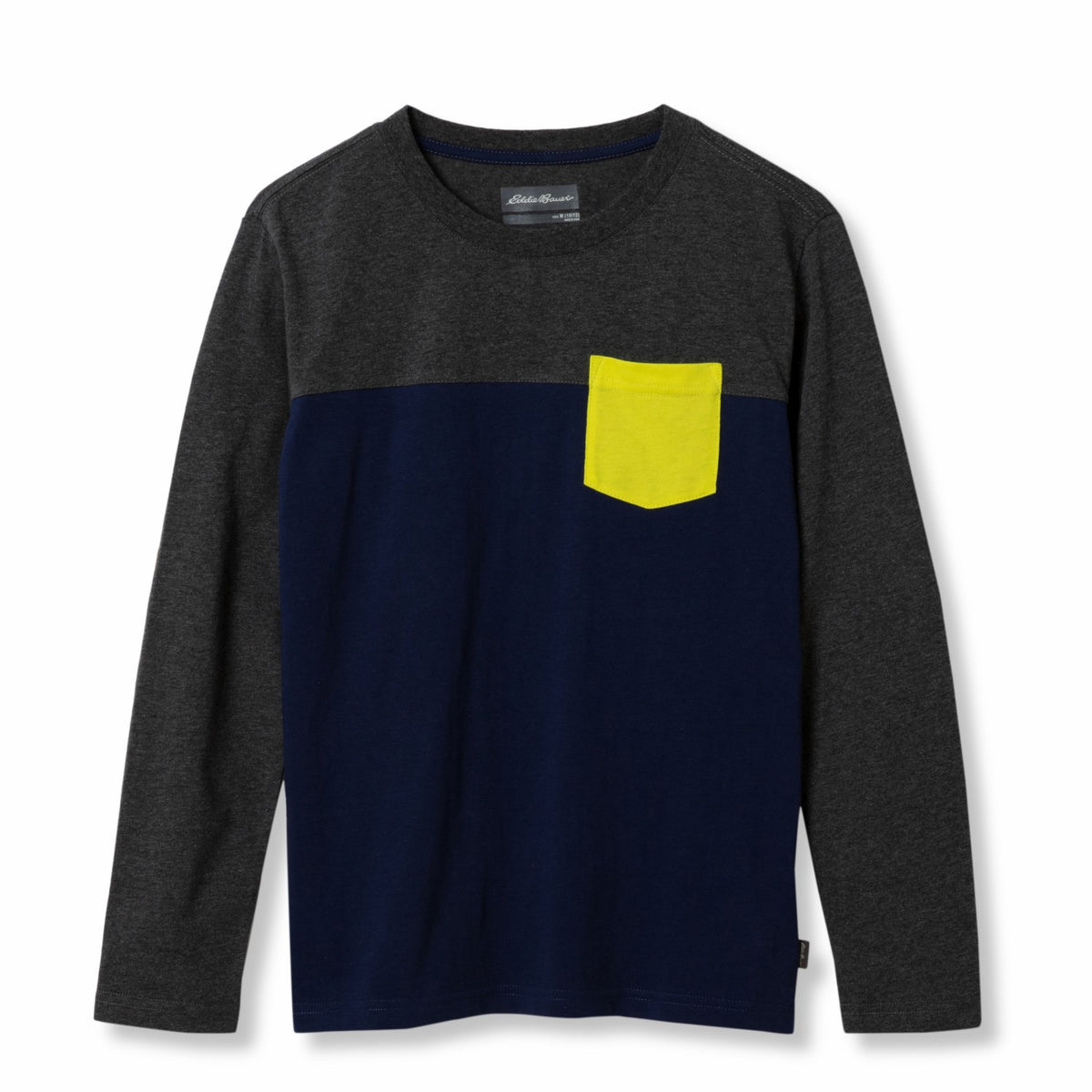 Eddie Bauer Kids Boys Territory Long-Sleeve Pocket T-Shirt