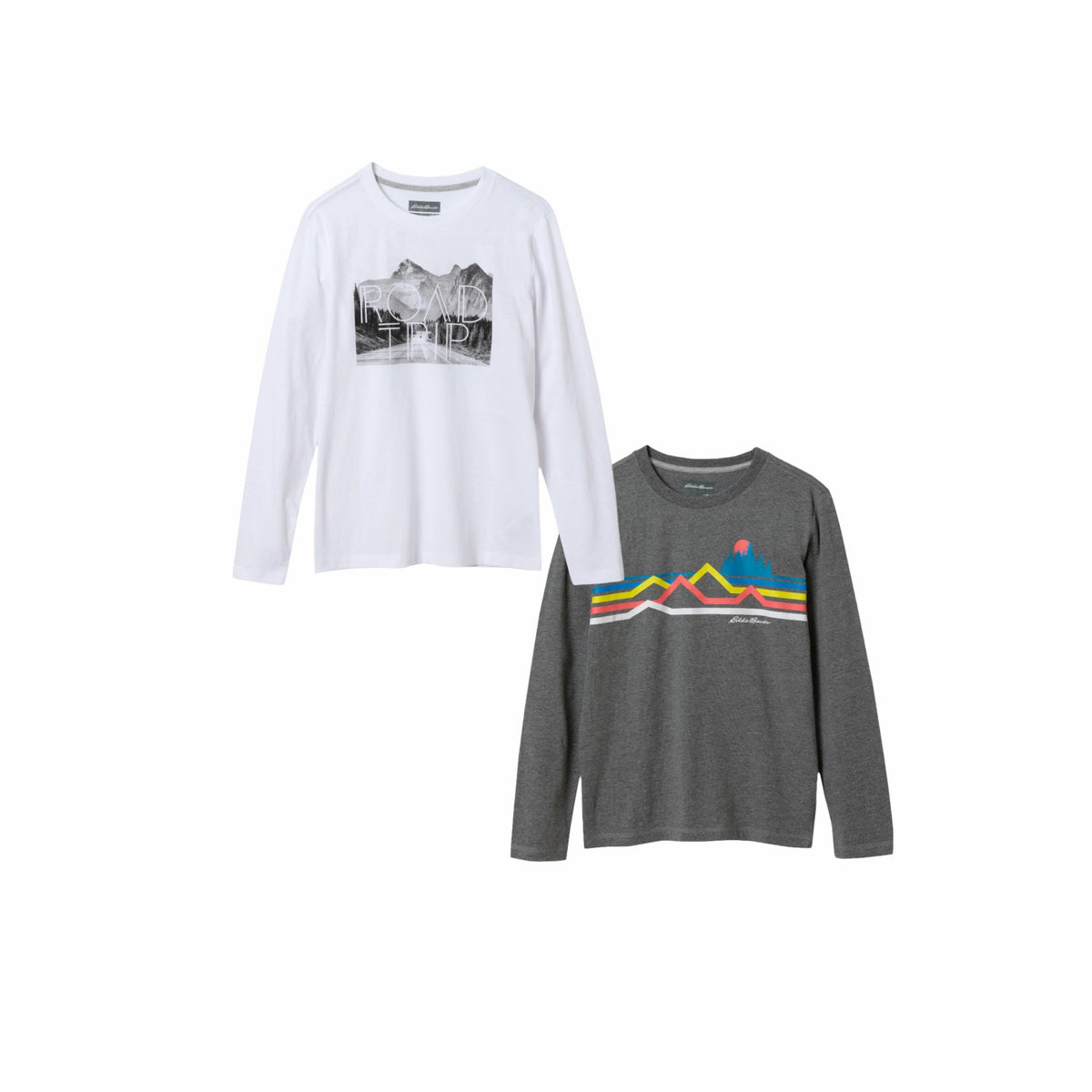 Eddie Bauer Kids Boys Graphic Long-Sleeve T-Shirt - 2 Pack