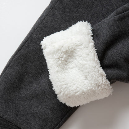 Eddie Bauer Kids Boys Camp Fleece Faux Shearling-Lined Jogger Pants