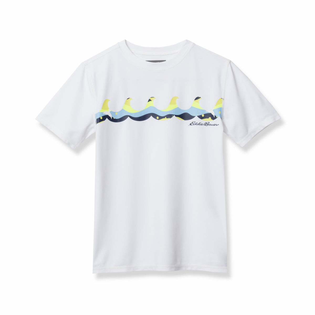 Eddie Bauer Kids Boys Sea Spray Ss Rashguard Tee