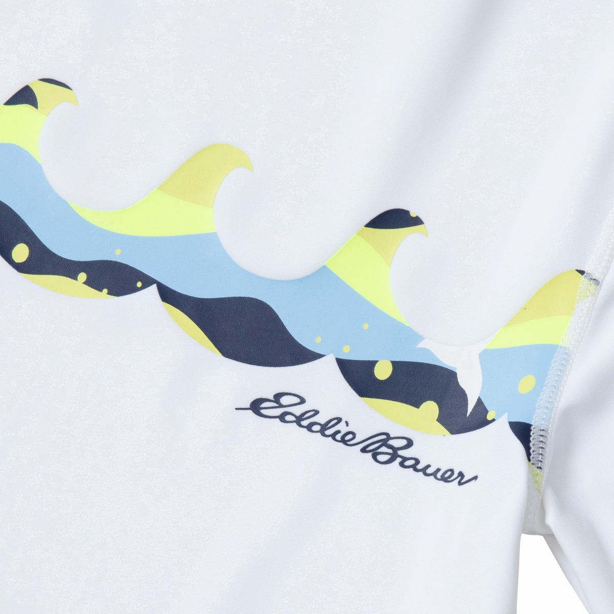 Eddie Bauer Kids Boys Sea Spray Ss Rashguard Tee