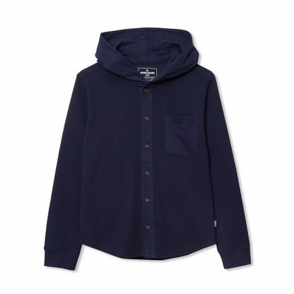 Eddie Bauer Boys Basin Thermal Hooded Button Down