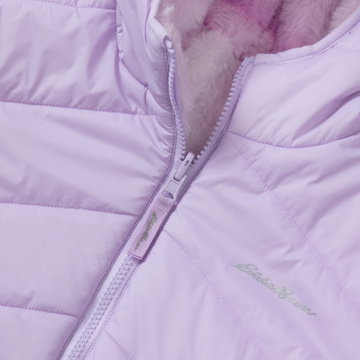 Eddie Bauer Kids Girls Deer Harbor Reversible Hooded Jacket