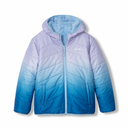 Eddie Bauer Kids Girls Deer Harbor Reversible Hooded Jacket