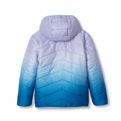 Eddie Bauer Kids Girls Deer Harbor Reversible Hooded Jacket