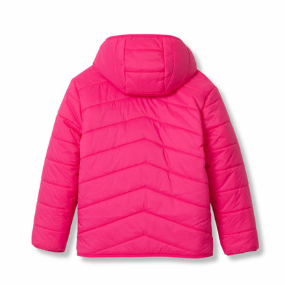 Eddie Bauer Kids Girls Deer Harbor Reversible Hooded Jacket