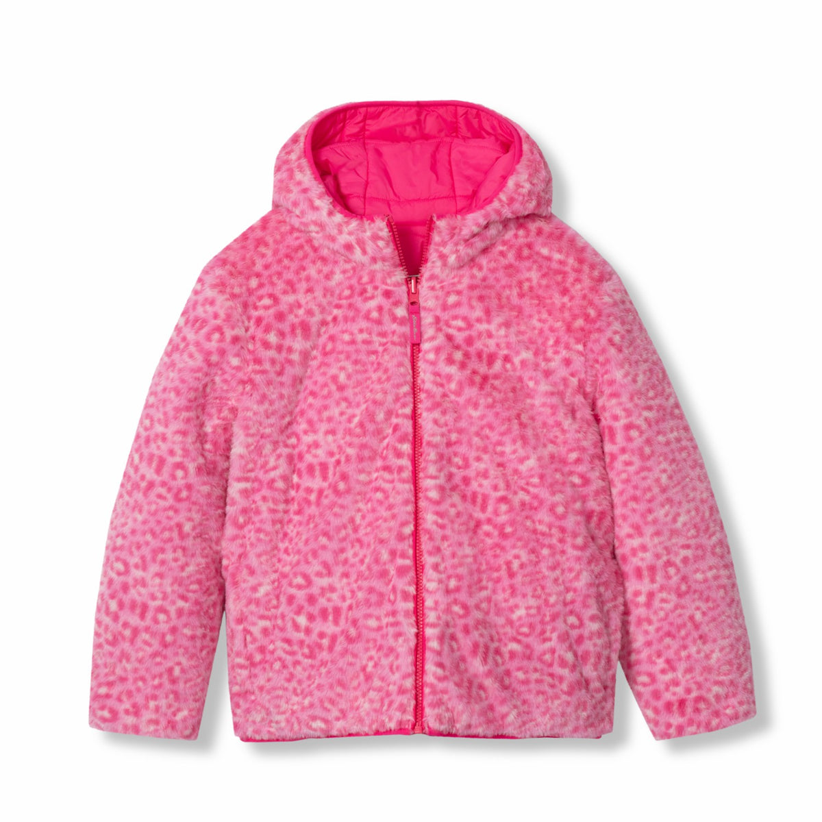 Eddie Bauer Kids Girls Deer Harbor Reversible Hooded Jacket