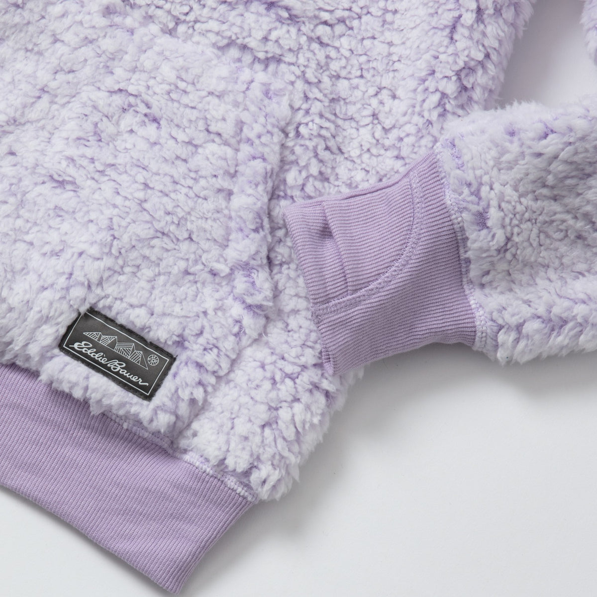 Eddie Bauer Kids Girls Fireside Plush 1/4 Zip