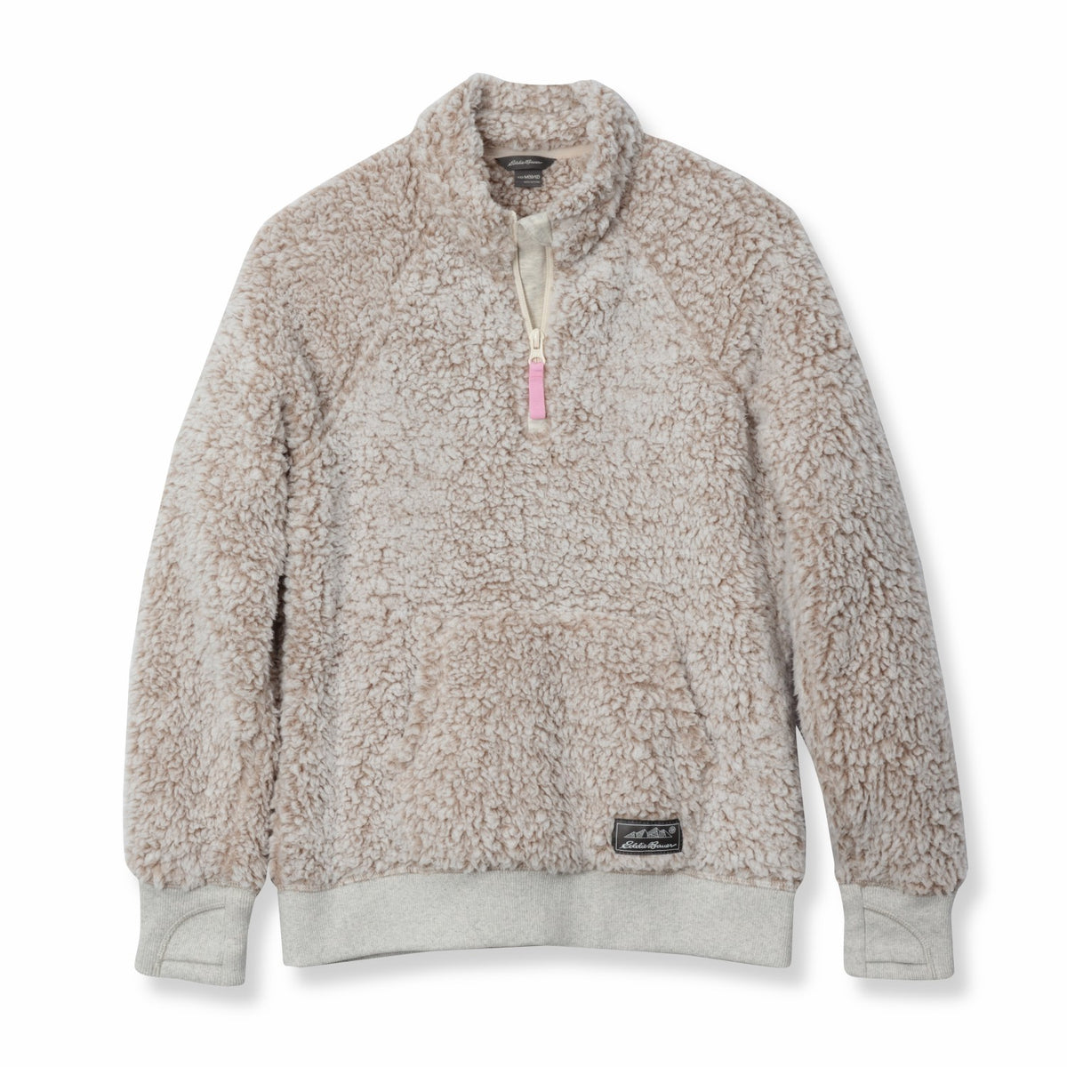 Eddie Bauer Kids Girls Fireside Plush 1/4 Zip