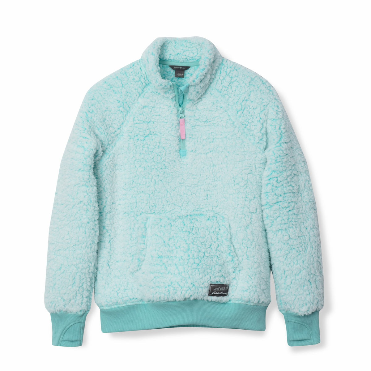Eddie Bauer Kids Girls Fireside Plush 1/4 Zip