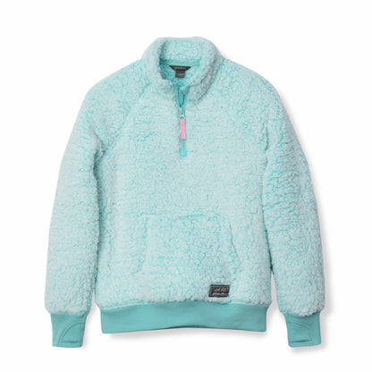 Eddie Bauer Kids Girls Fireside Plush 1/4 Zip